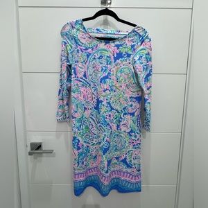 Lily Pulitzer blue and pink print dress